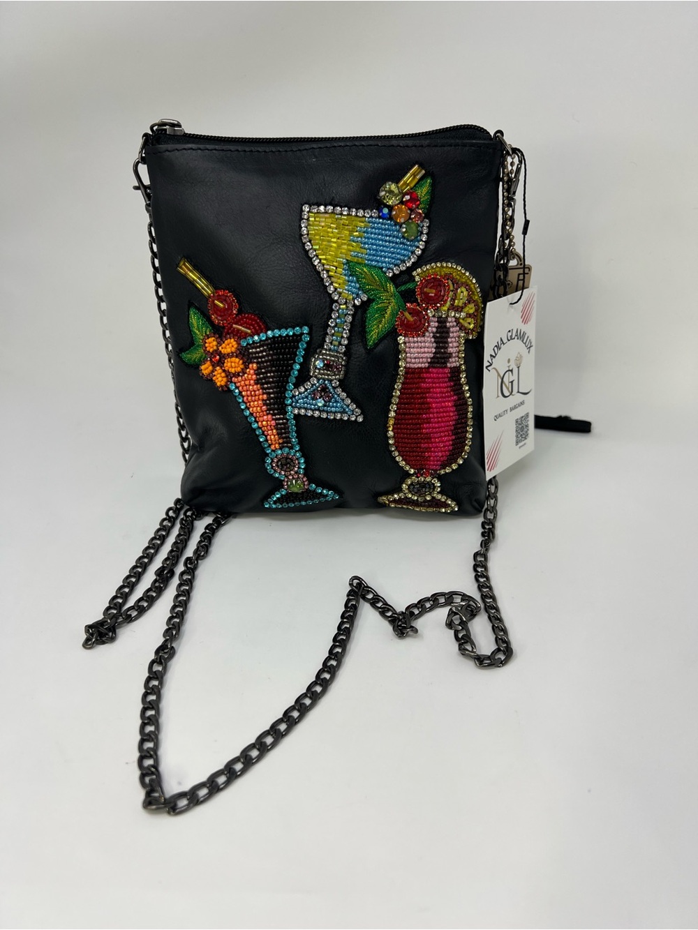 Mary Frances Beaded Leather Crossbody Bag - Picture 3 of 10